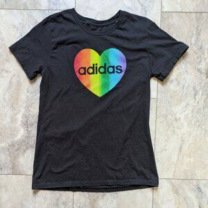 Adidas Pride Heart Graphic Tee (size M)